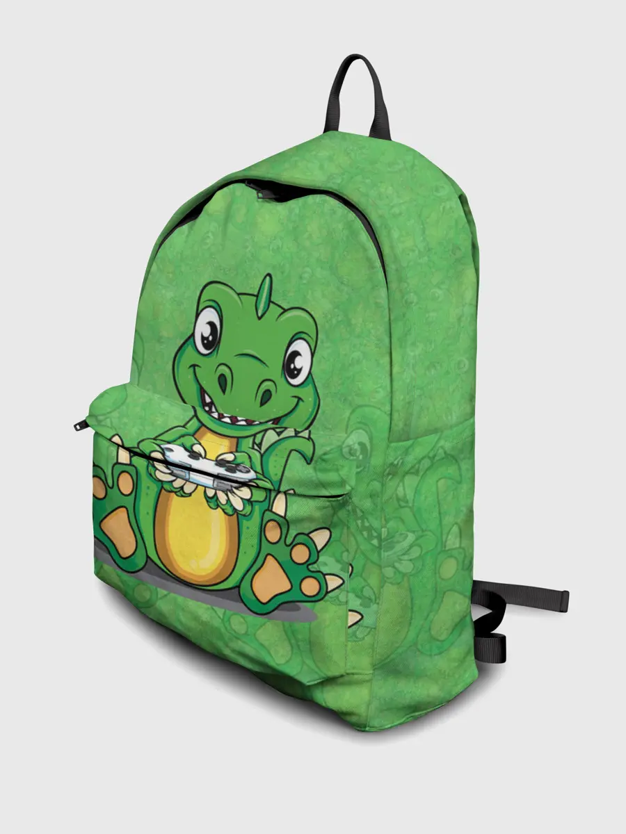 Рюкзак джинсовый / Дракоша-геймер