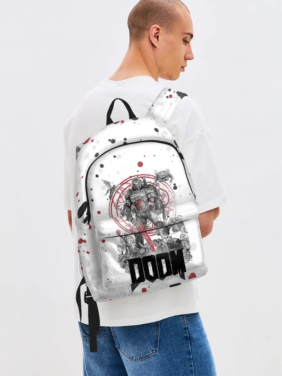Рюкзак джинсовый / Doom