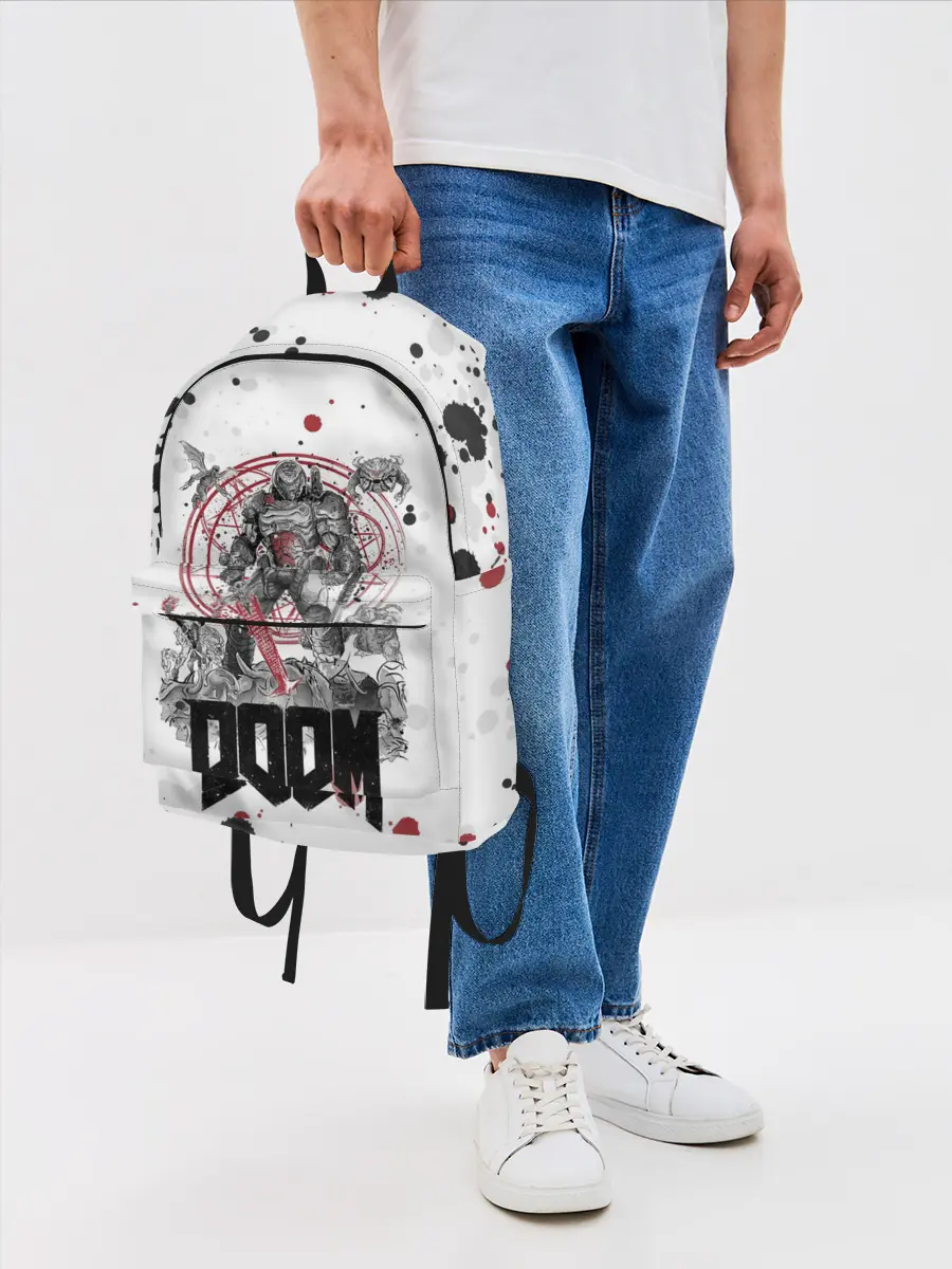 Рюкзак джинсовый / Doom