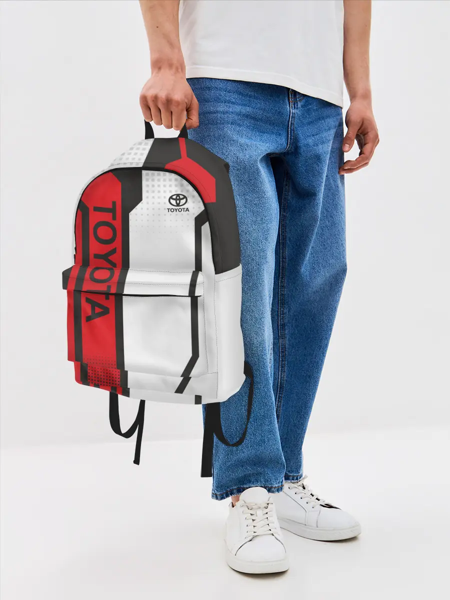Рюкзак джинсовый / Toyota Driver team