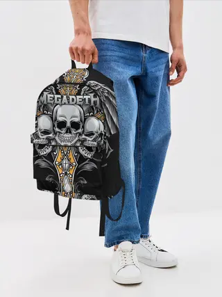 Рюкзак джинсовый / Megadeth
