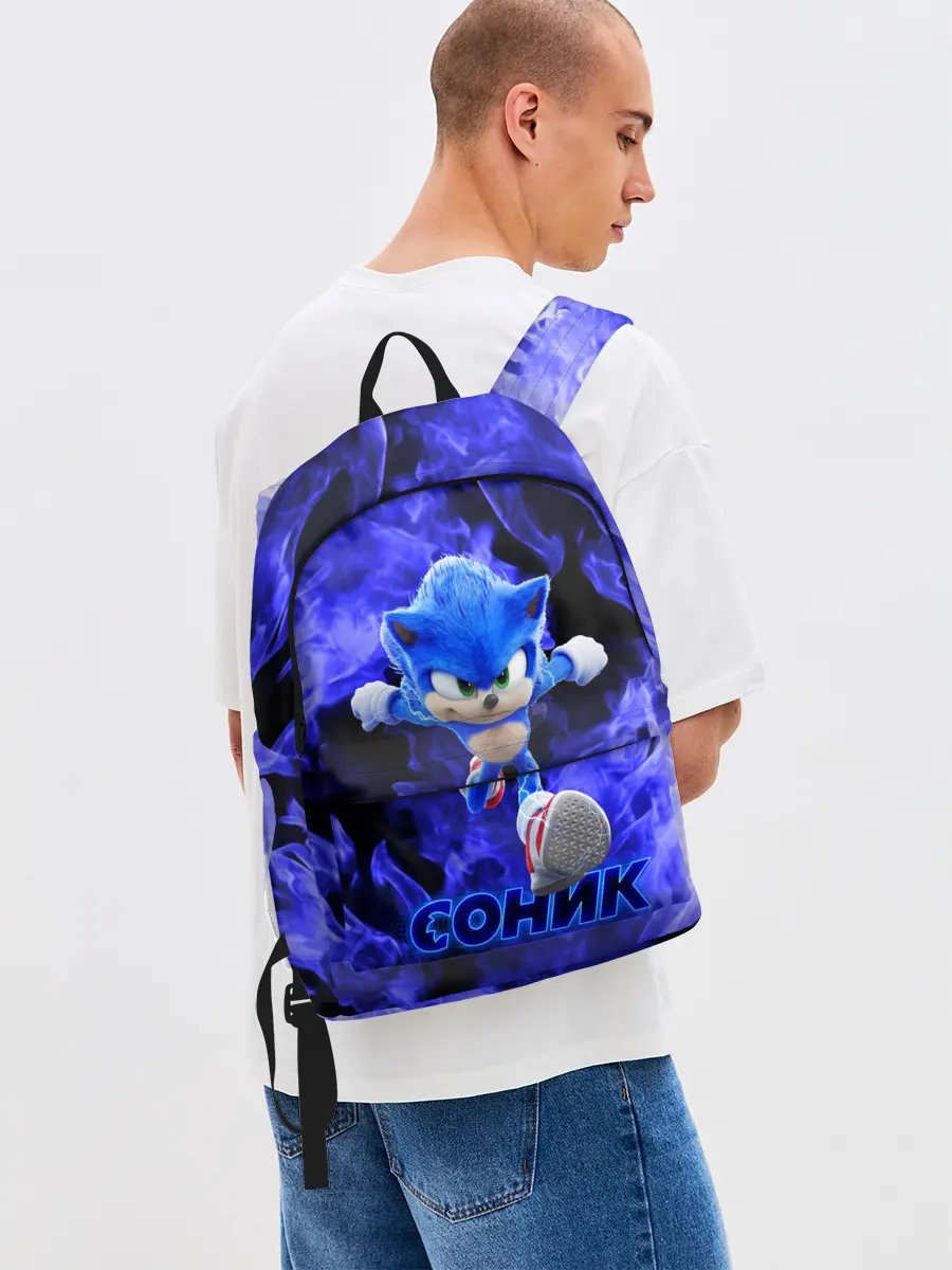 Рюкзак джинсовый / SONIC