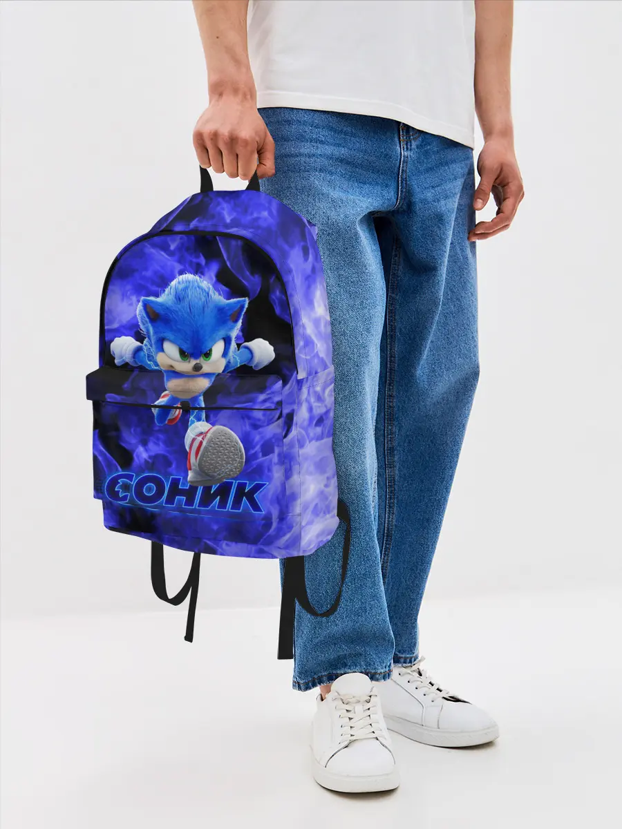 Рюкзак джинсовый / SONIC