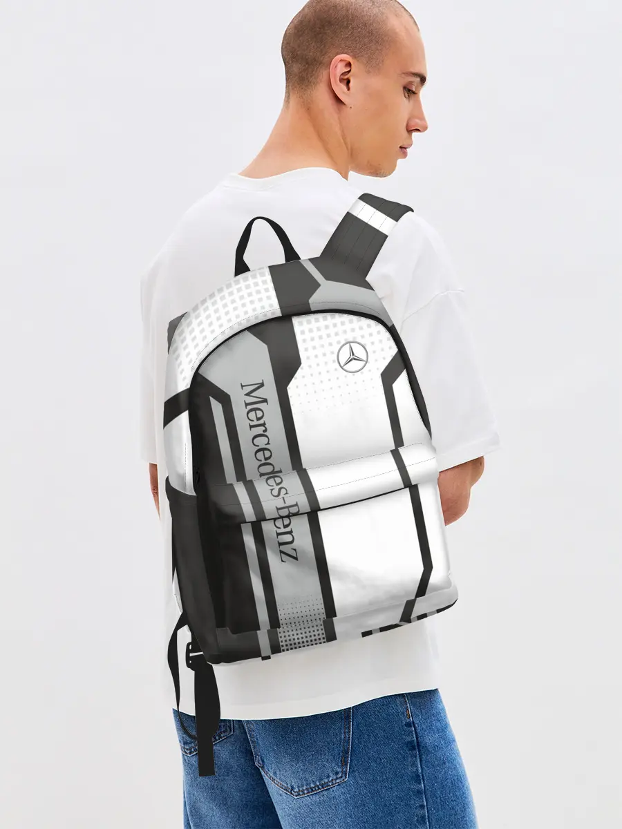 Рюкзак джинсовый / Mercedes Driver team