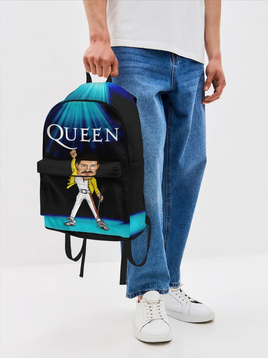 Рюкзак джинсовый / Фреди Меркури