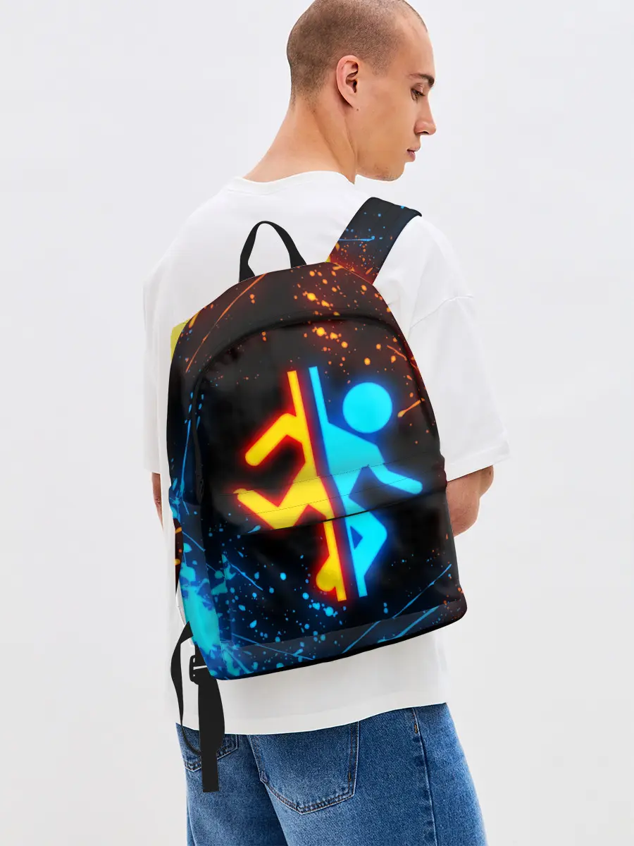 Рюкзак джинсовый / PORTAL 2 | ПОРТАЛ 2