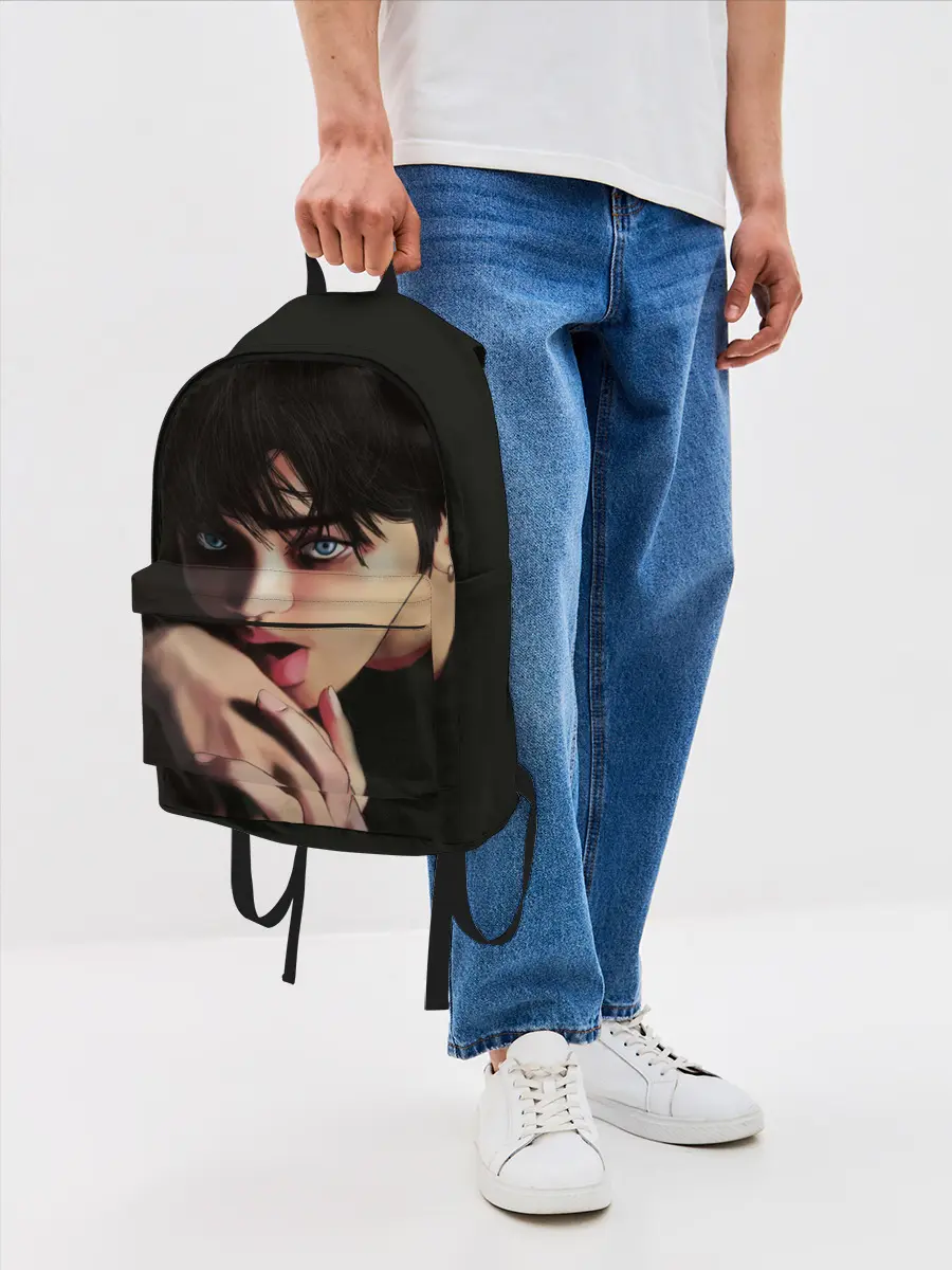 Рюкзак джинсовый / BTS