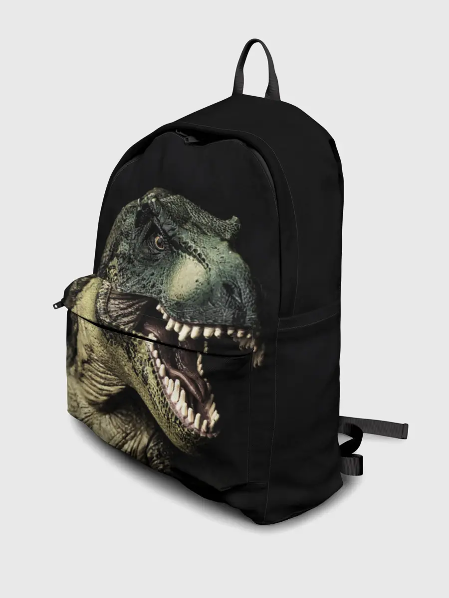 Рюкзак джинсовый / Динозавр T-Rex