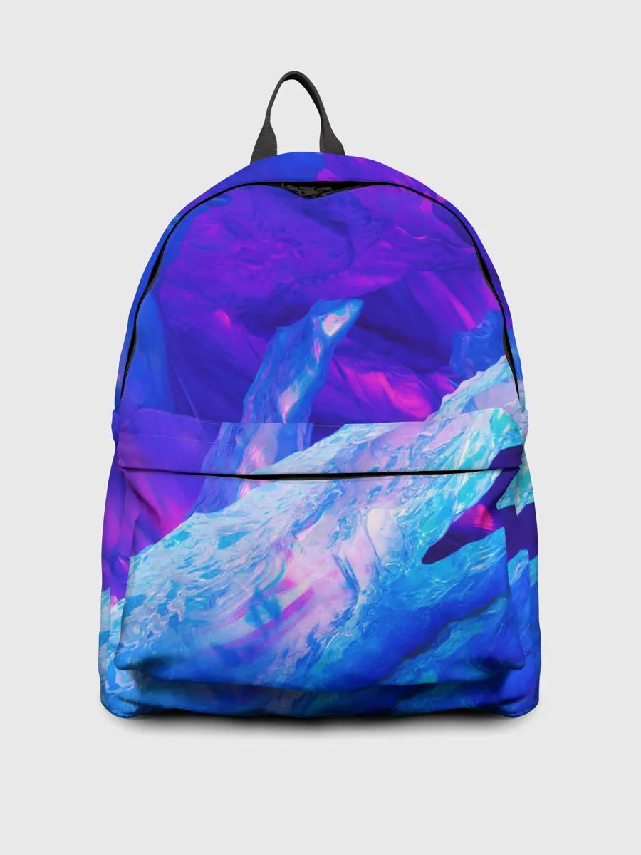 Рюкзак джинсовый / ЛЕДЯНОЙ НЕОН