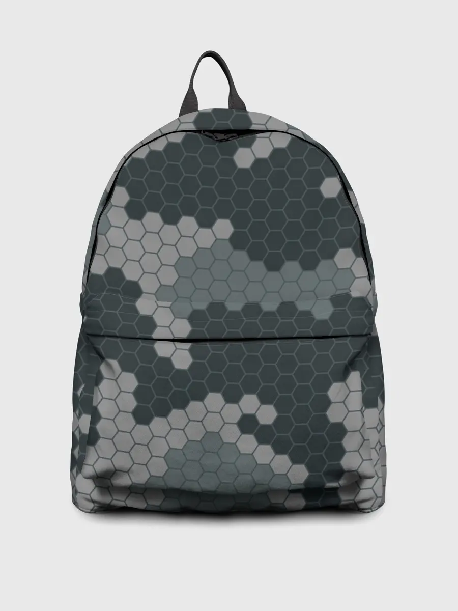 Рюкзак джинсовый / КАМУФЛЯЖ СОТЫ