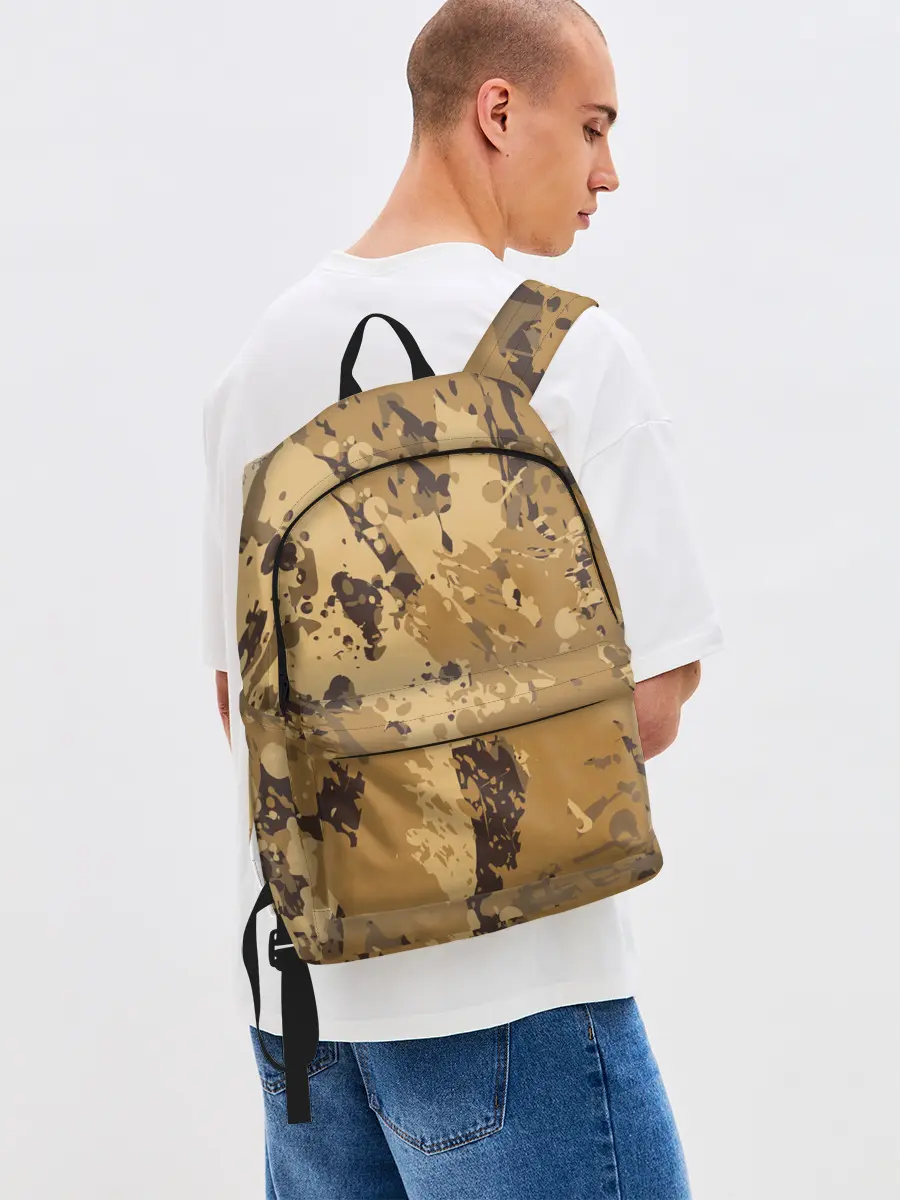 Рюкзак джинсовый / КАМУФЛЯЖ BLUE