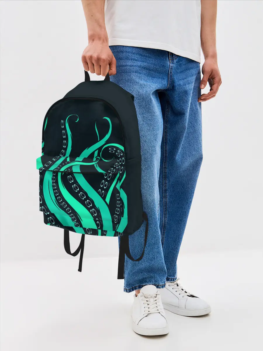 Рюкзак джинсовый / Щупальца осьминога
