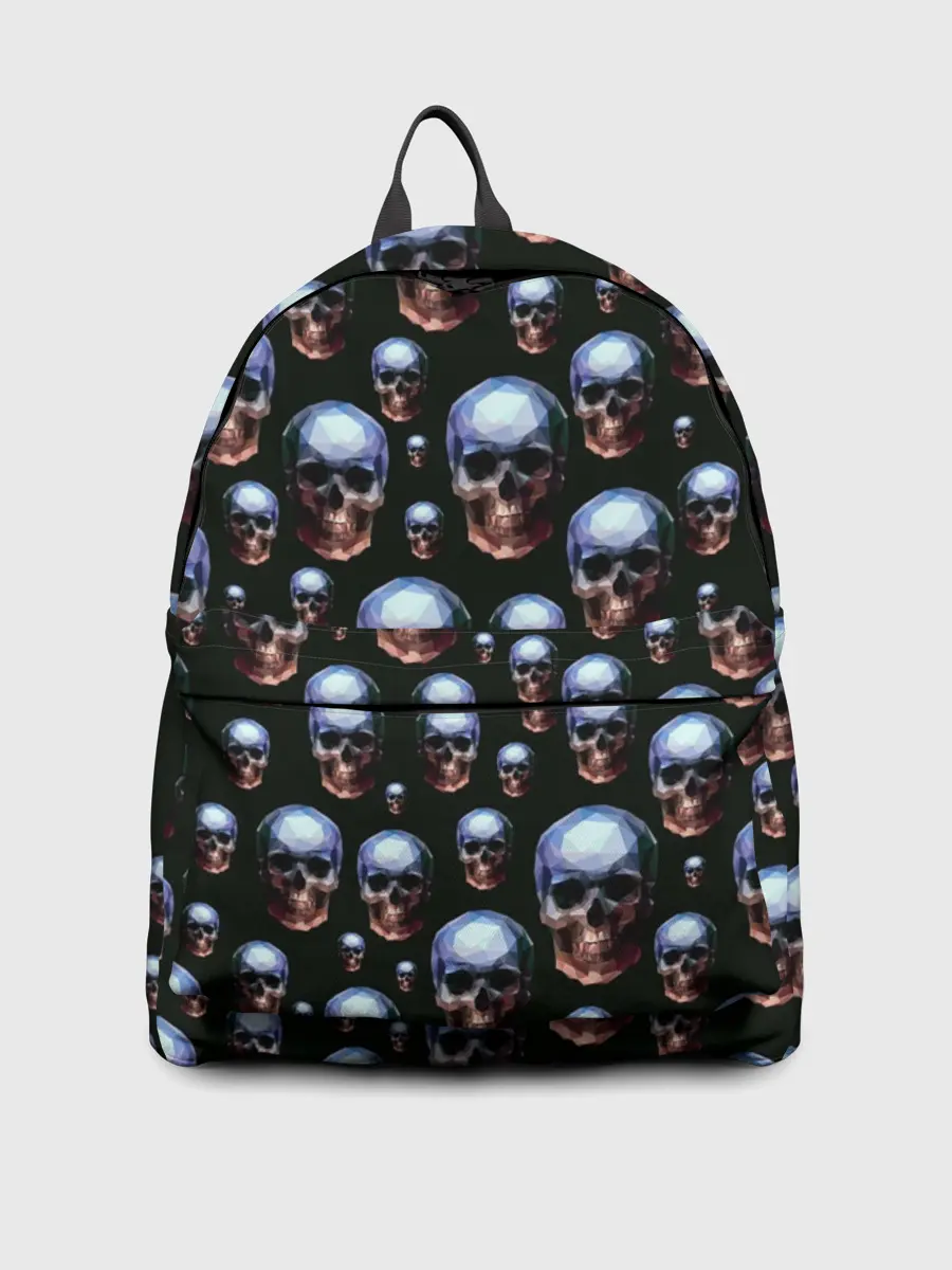 Рюкзак джинсовый / Череп