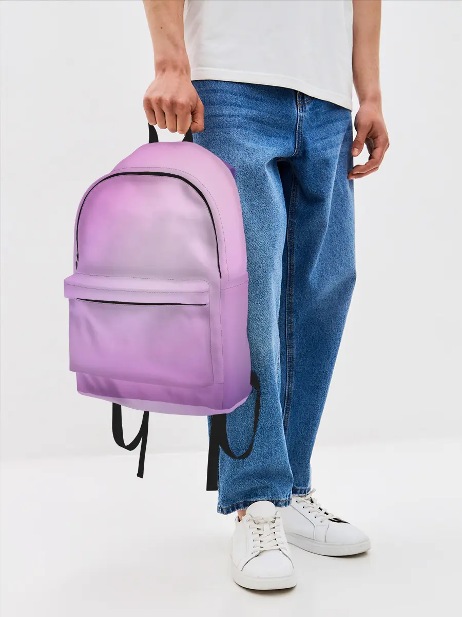 Рюкзак джинсовый / Нежный фиолет