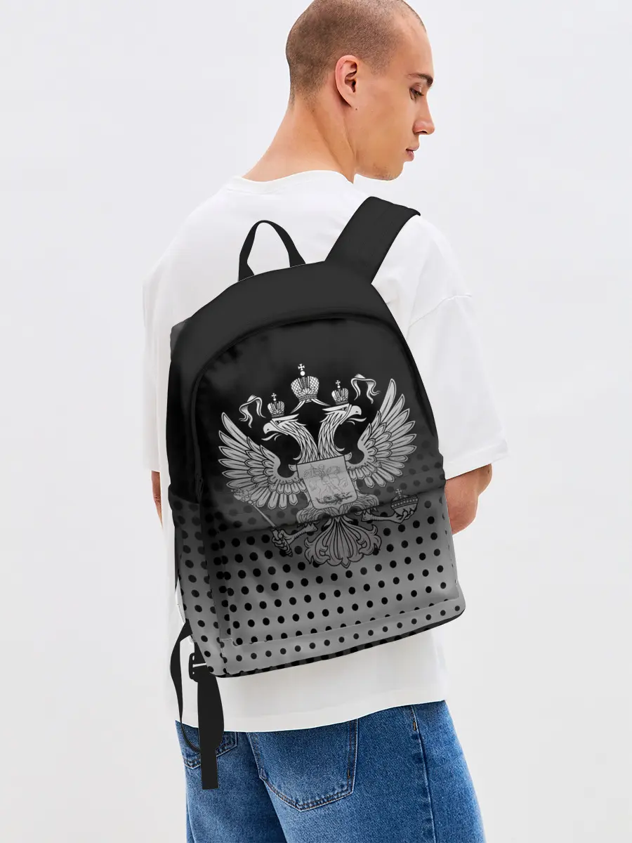 Рюкзак джинсовый / Герб