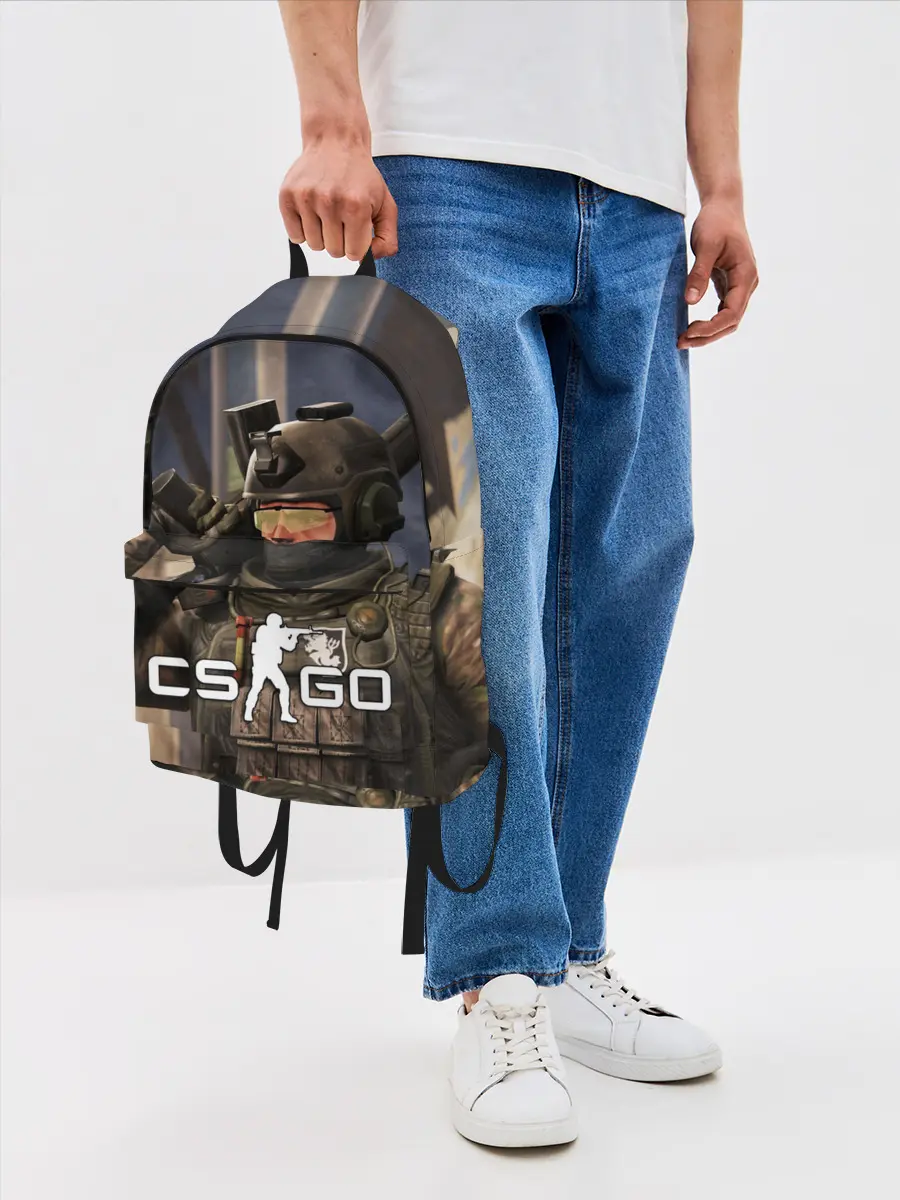 Рюкзак джинсовый / CS:GO