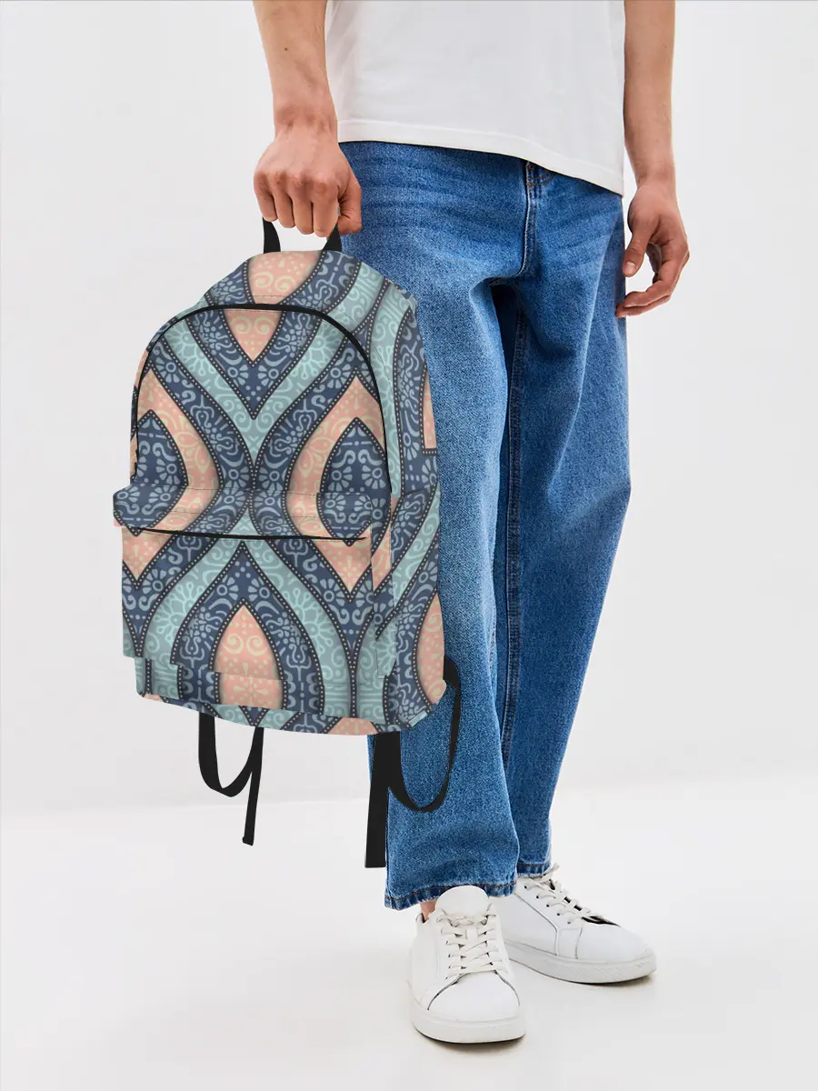 Рюкзак джинсовый / Восточный орнамент