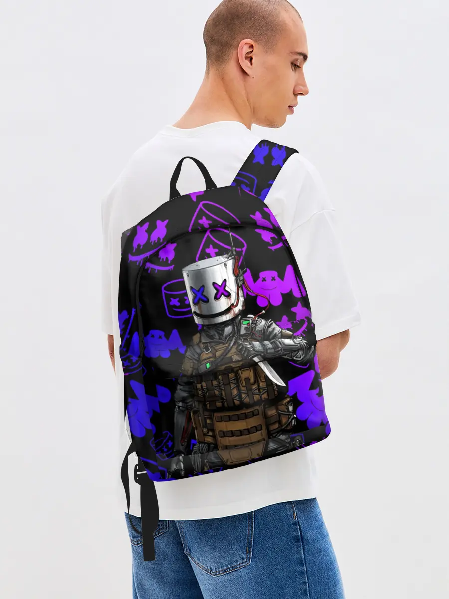 Рюкзак джинсовый / MARSHMELLO FORTNITE