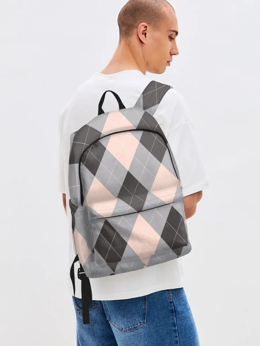 Рюкзак джинсовый / Шотландка | Tartan