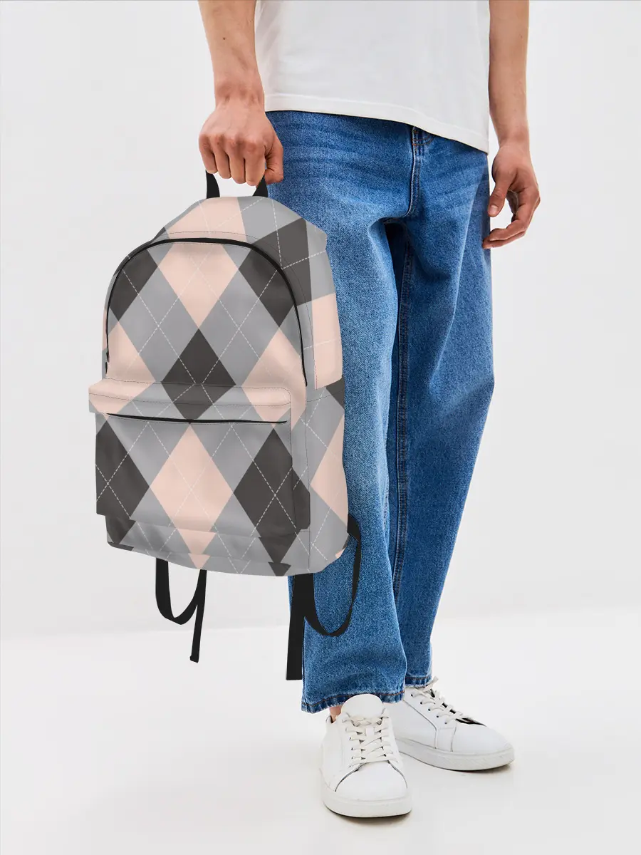 Рюкзак джинсовый / Шотландка | Tartan