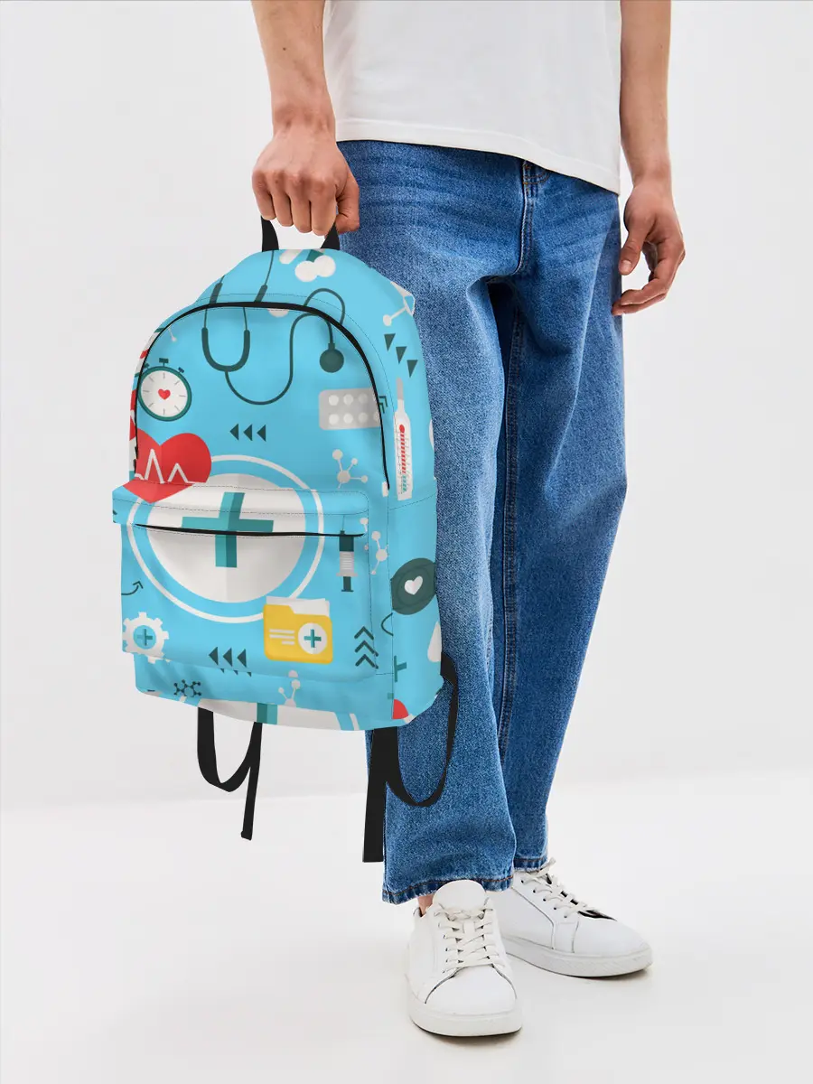 Рюкзак джинсовый / Лучший доктор