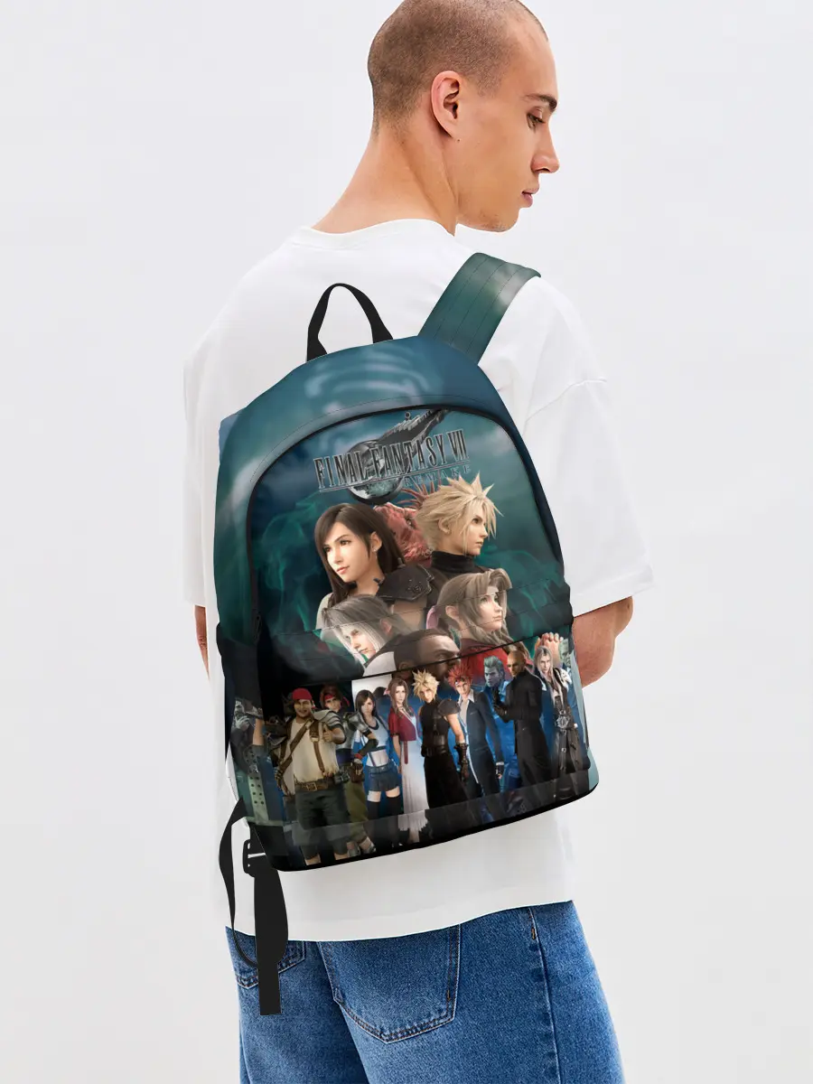 Рюкзак джинсовый / Final Fantasy VII Remake