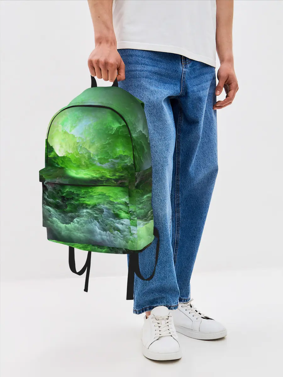Рюкзак джинсовый / GREEN SPACE | ЗЕЛЁНЫЙ КОСМОС