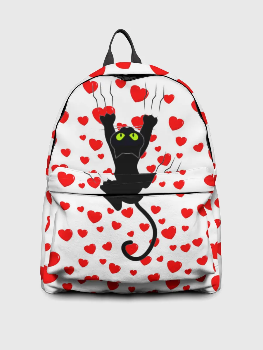 Рюкзак джинсовый / Котейка