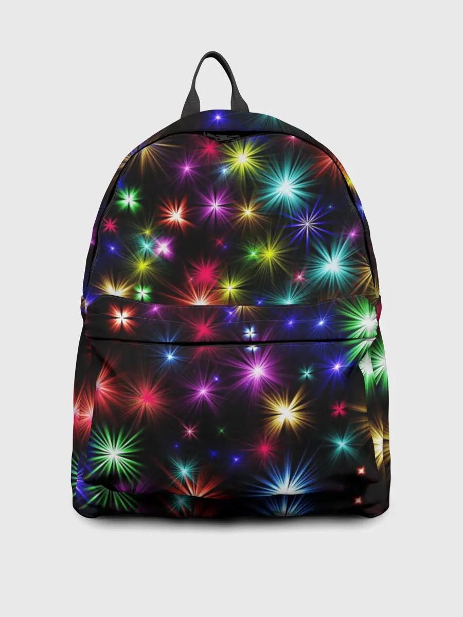 Рюкзак джинсовый / Яркие звезды