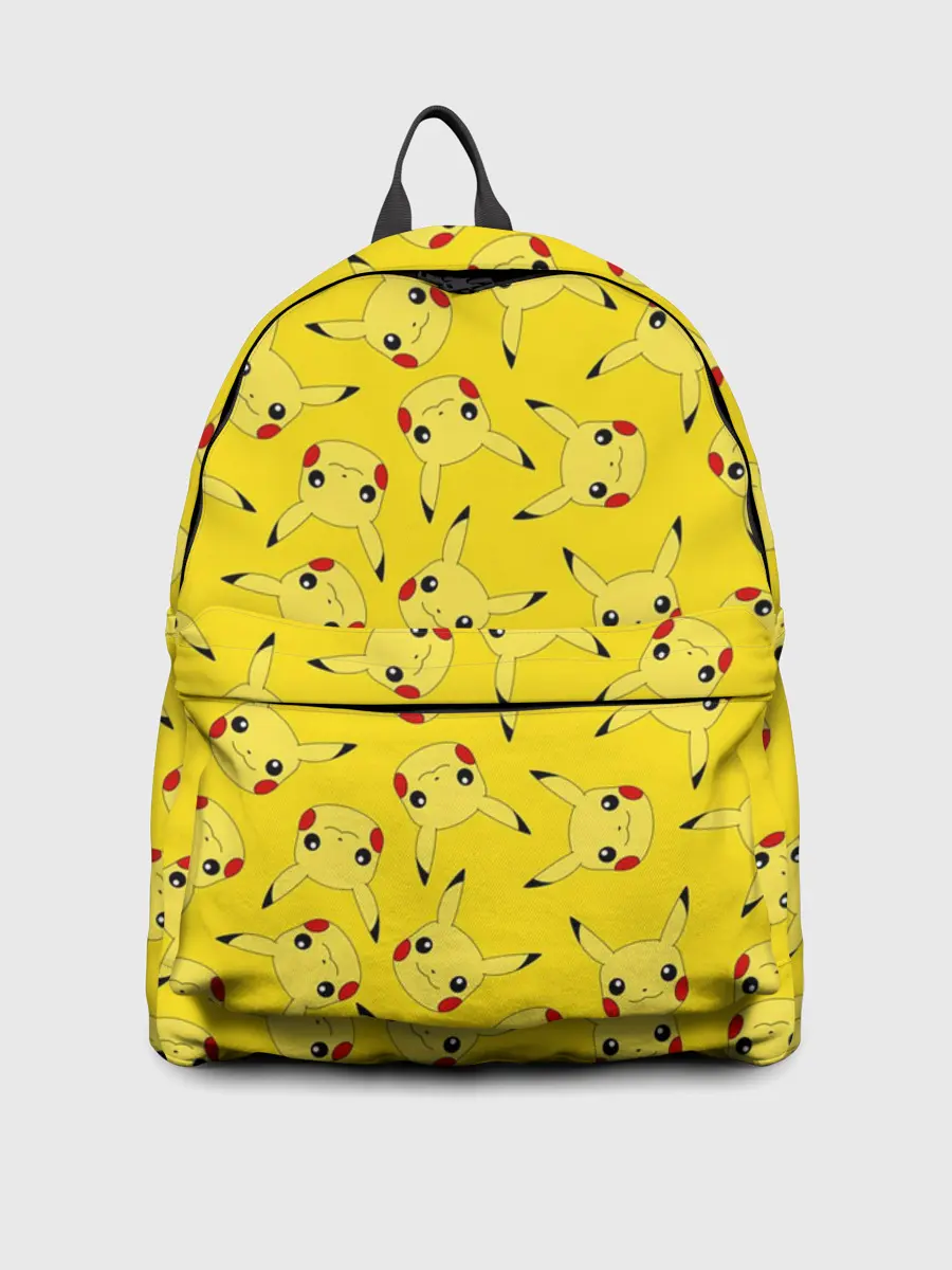 Рюкзак джинсовый / Паттерн Пикачу