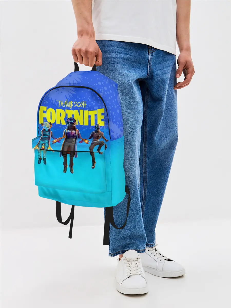 Рюкзак джинсовый / TRAVIS SCOTT+FORTNITE