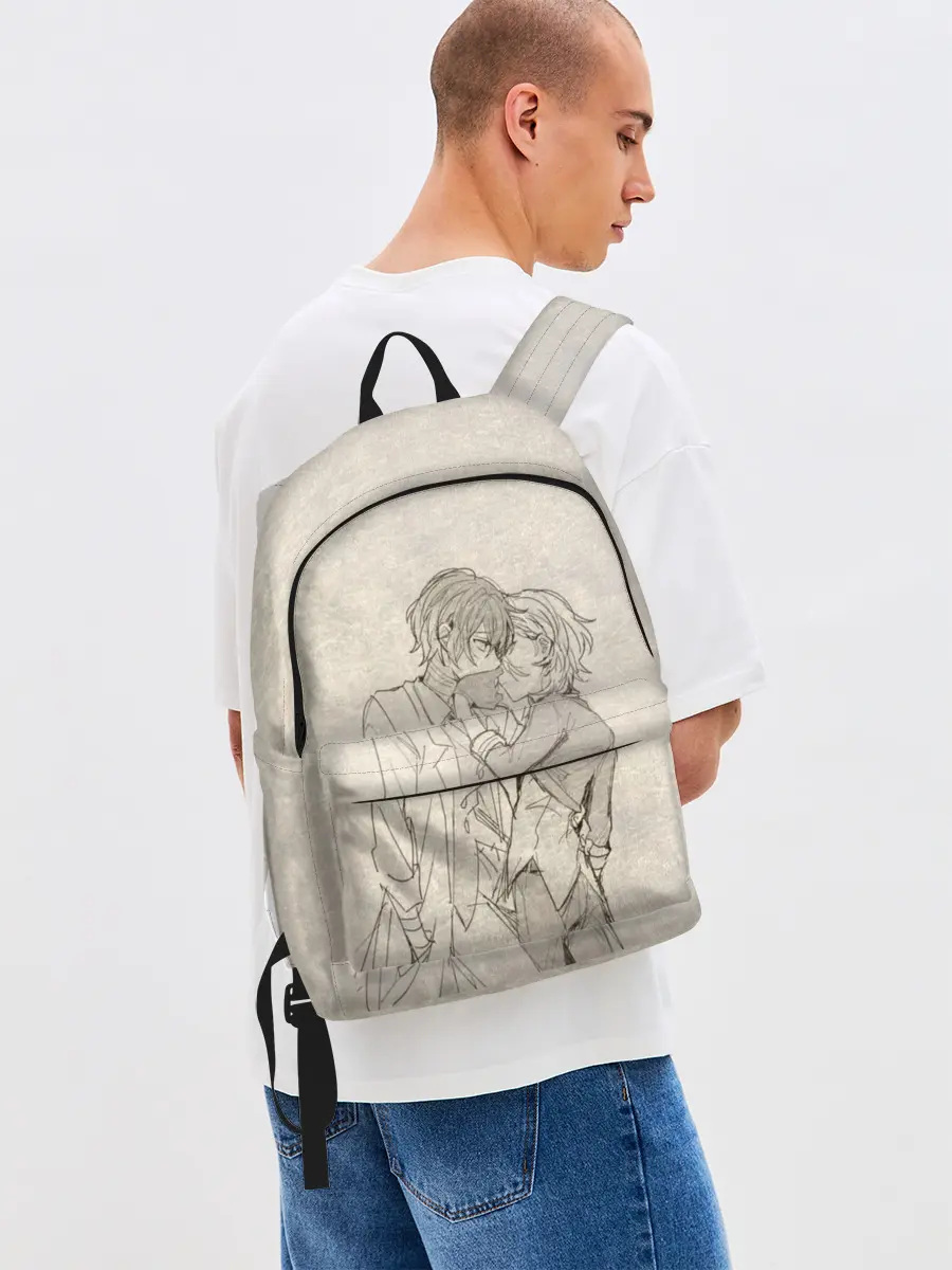 Рюкзак джинсовый / Дазай и Чуя