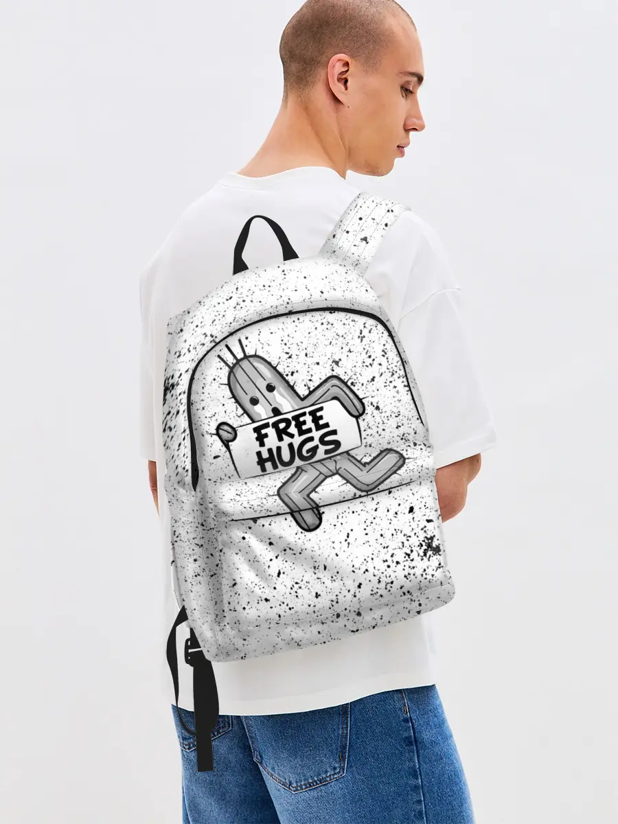 Рюкзак джинсовый / FREE HUGS