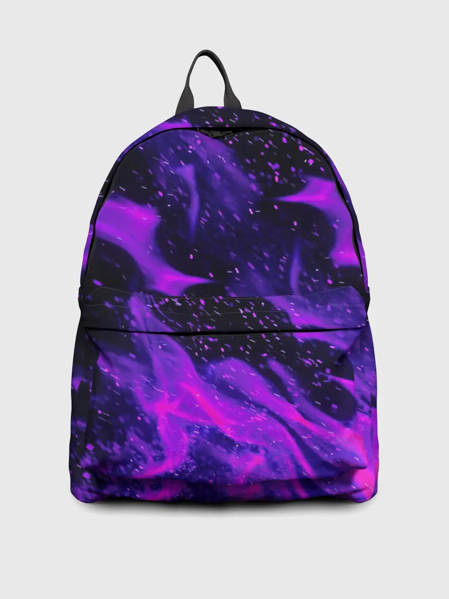 Рюкзак джинсовый / ФИОЛЕТОВЫЙ ОГОНЬ