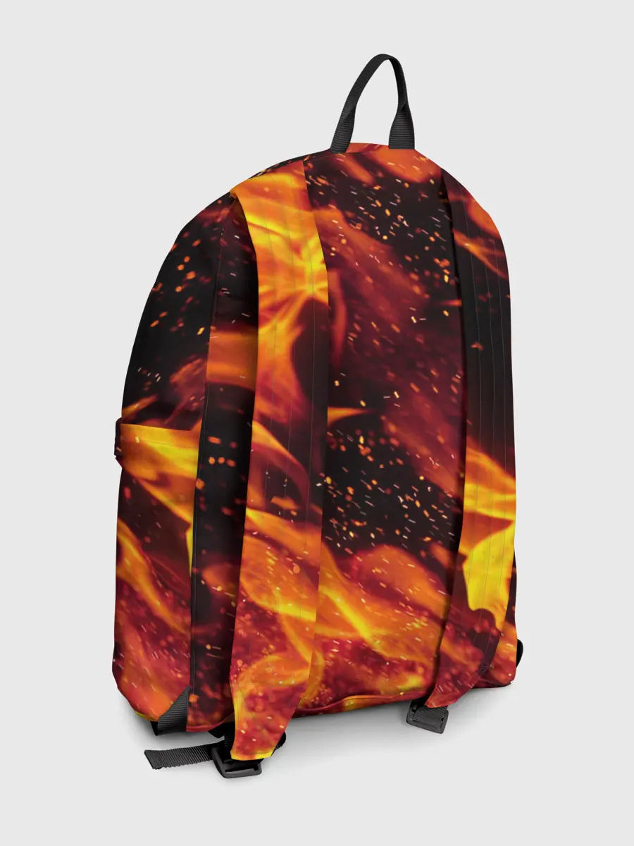 Рюкзак джинсовый / ЯЗЫКИ ПЛАМЕНИ