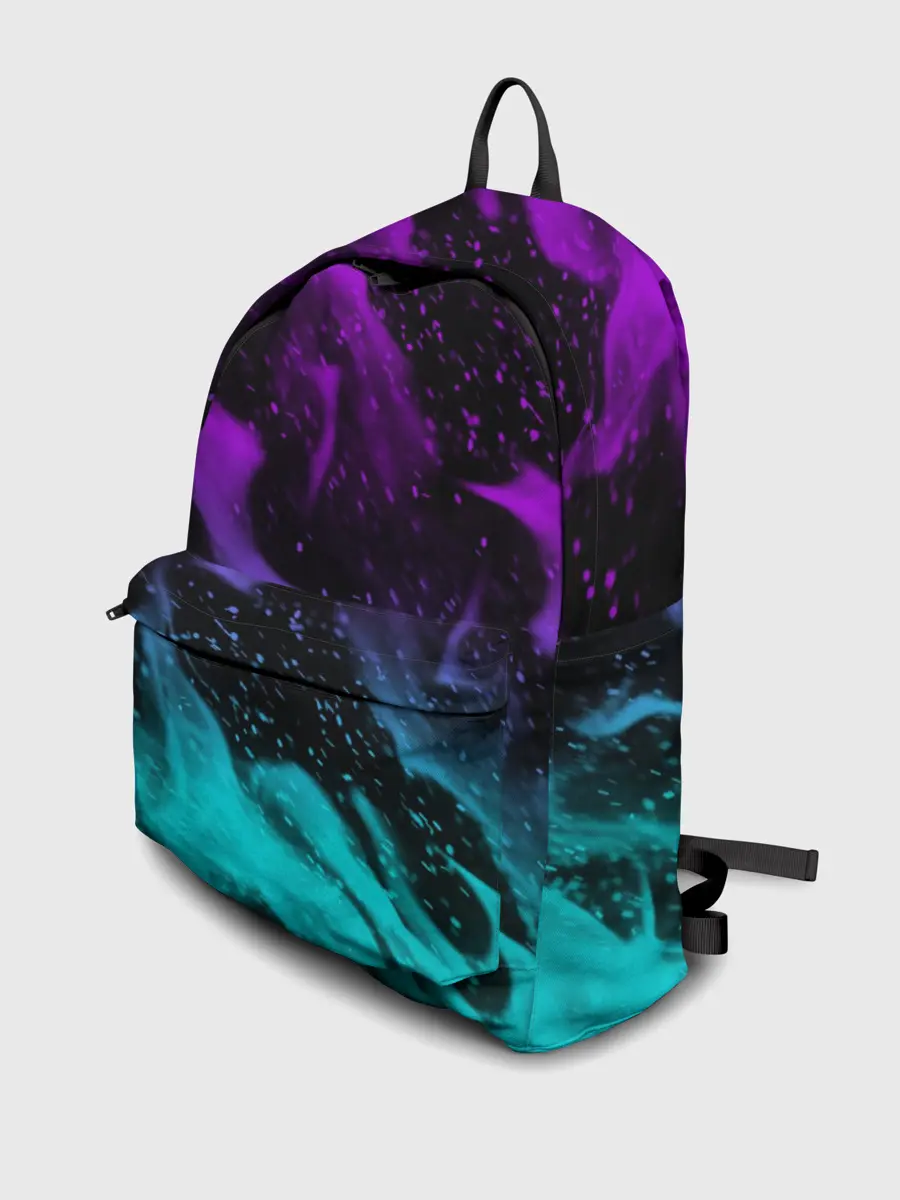 Рюкзак джинсовый / НЕОНОВЫЙ ОГОНЬ