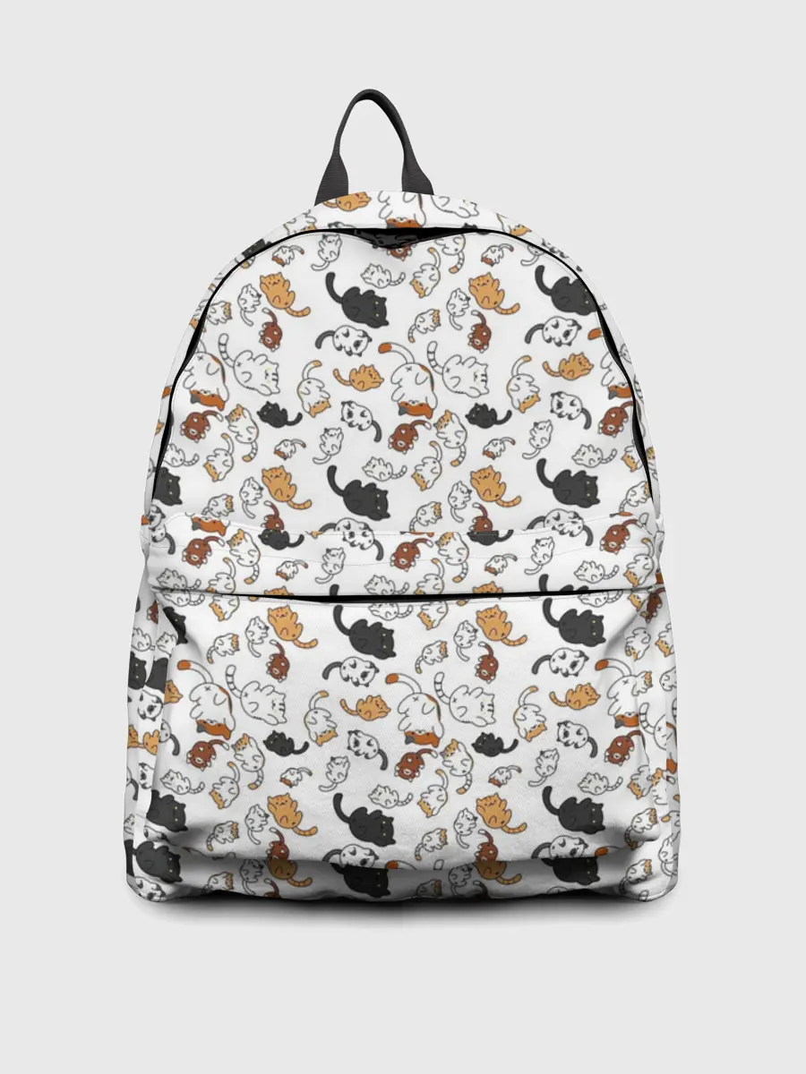 Рюкзак джинсовый / Котики