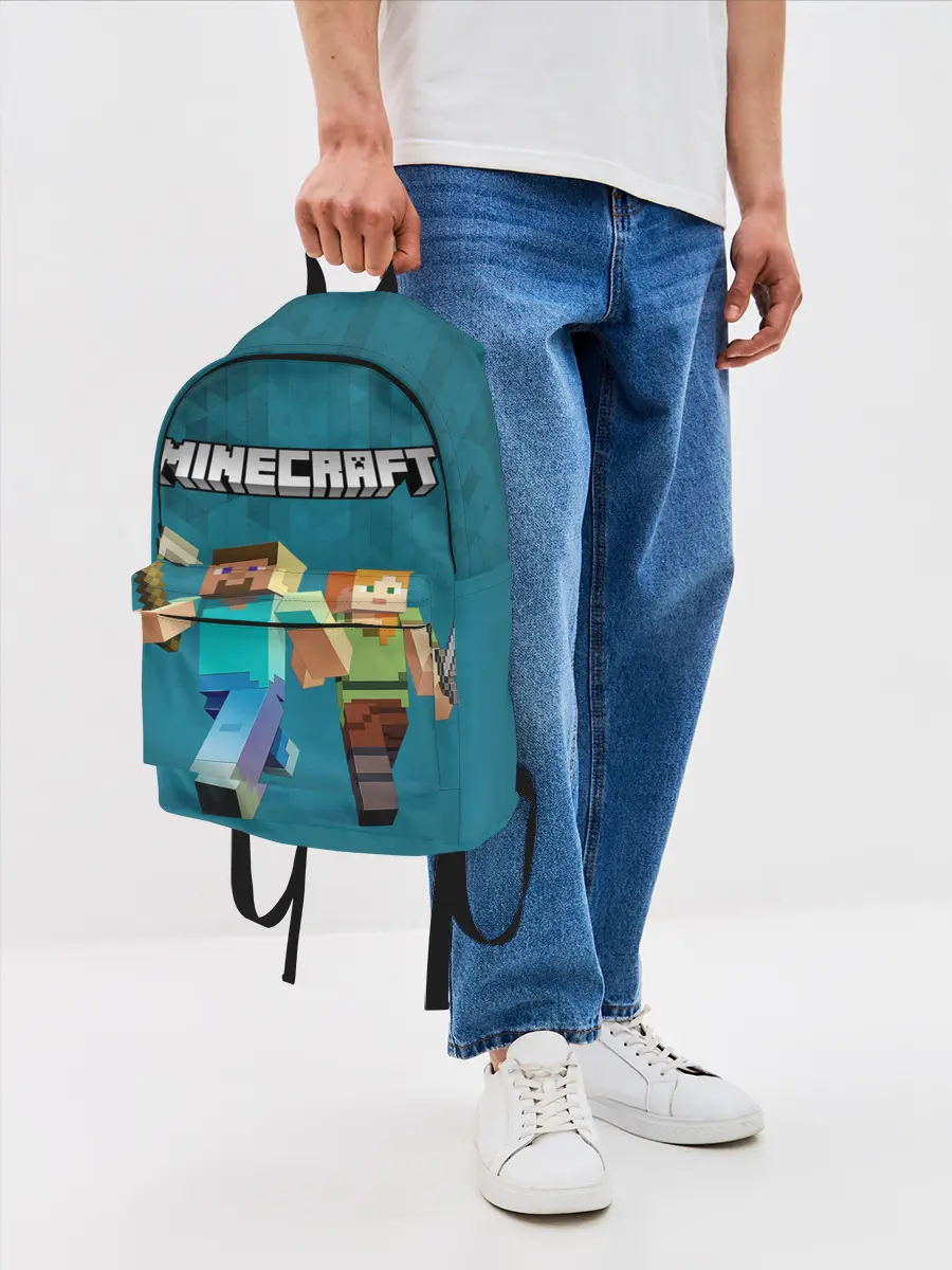 Рюкзак джинсовый / Minecraft