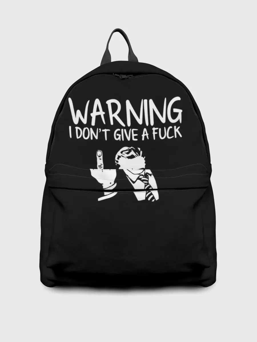 Рюкзак джинсовый / Warning