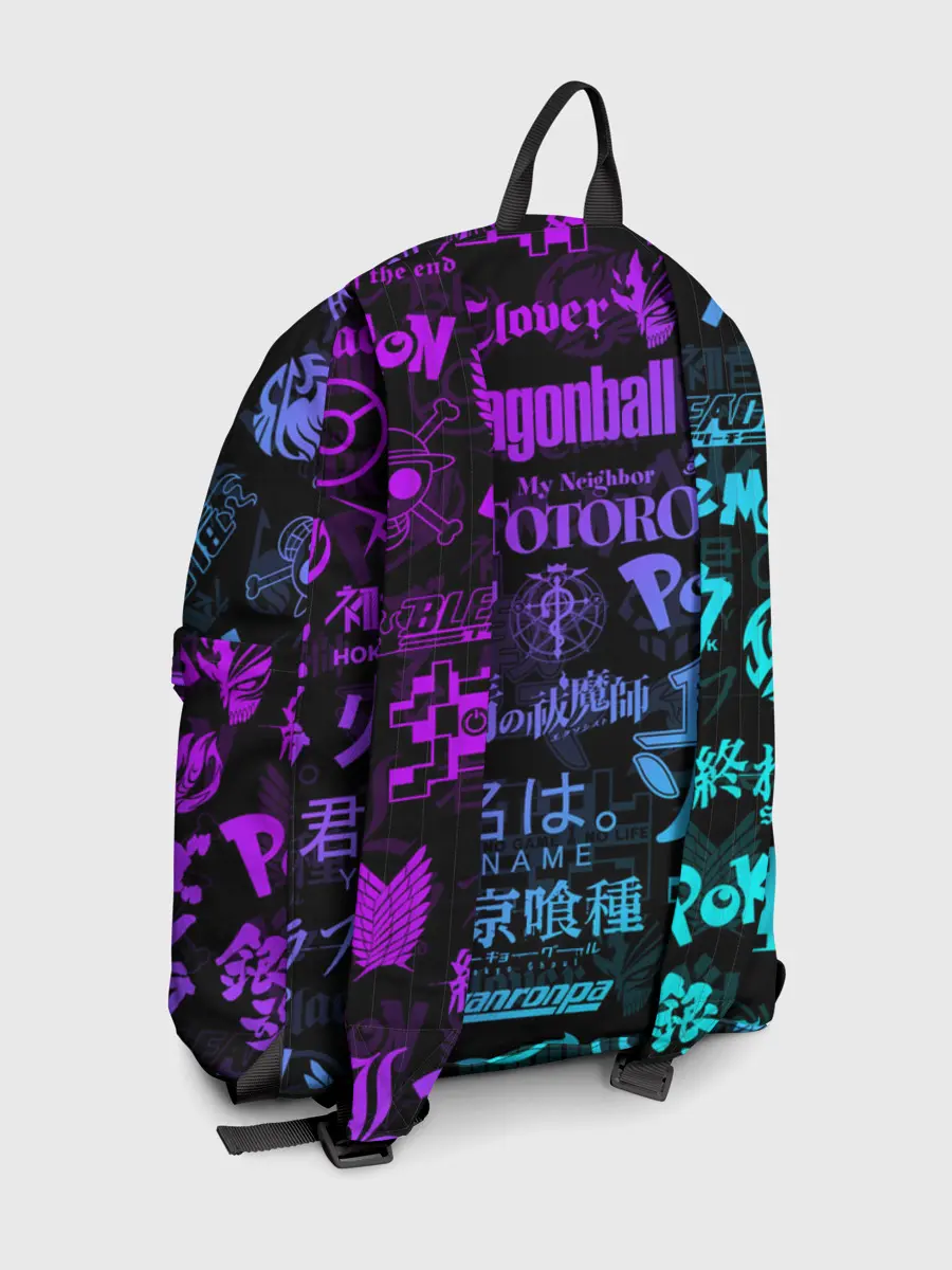 Рюкзак джинсовый / ЛОГОТИПЫ АНИМЕ