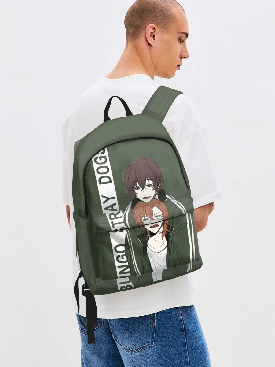 Рюкзак джинсовый / Дазай и Чуя