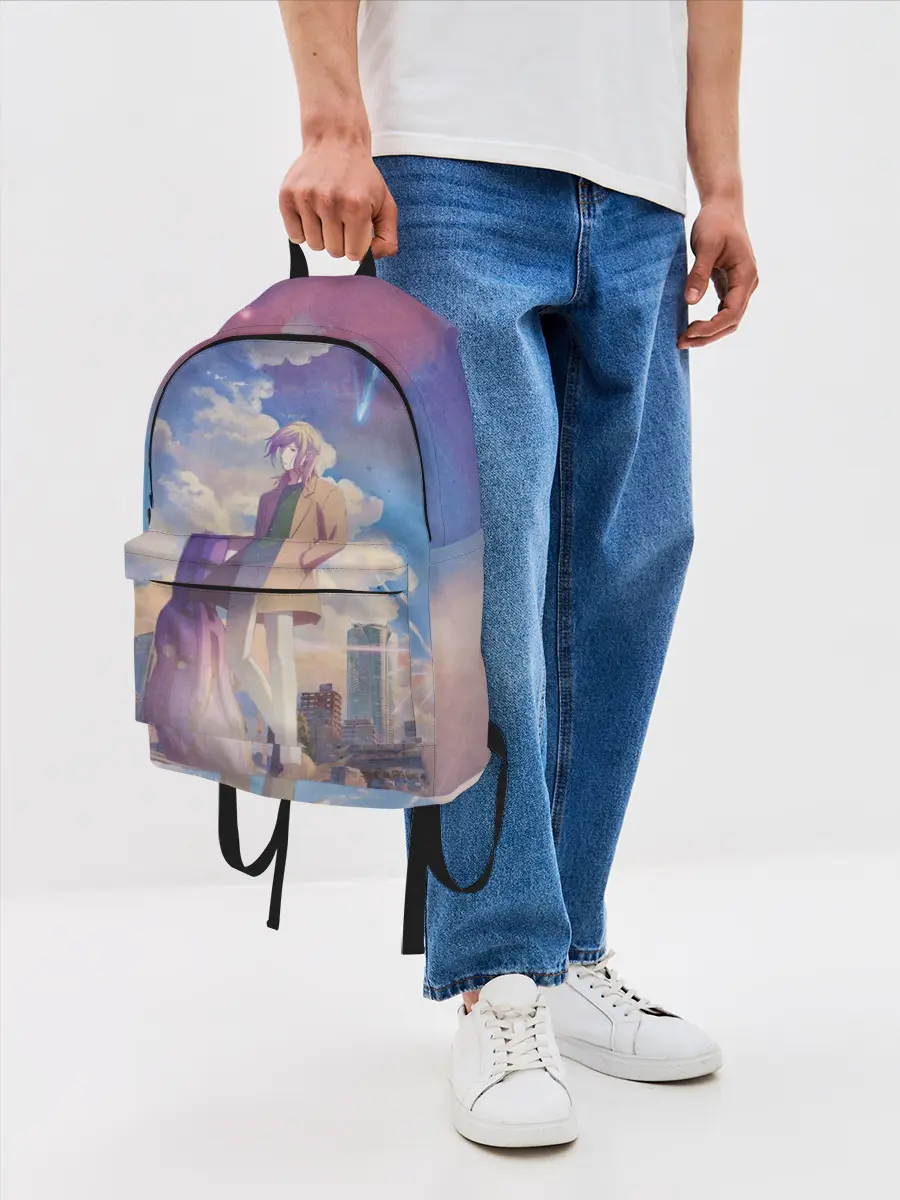 Рюкзак джинсовый / Харуки и Акихико