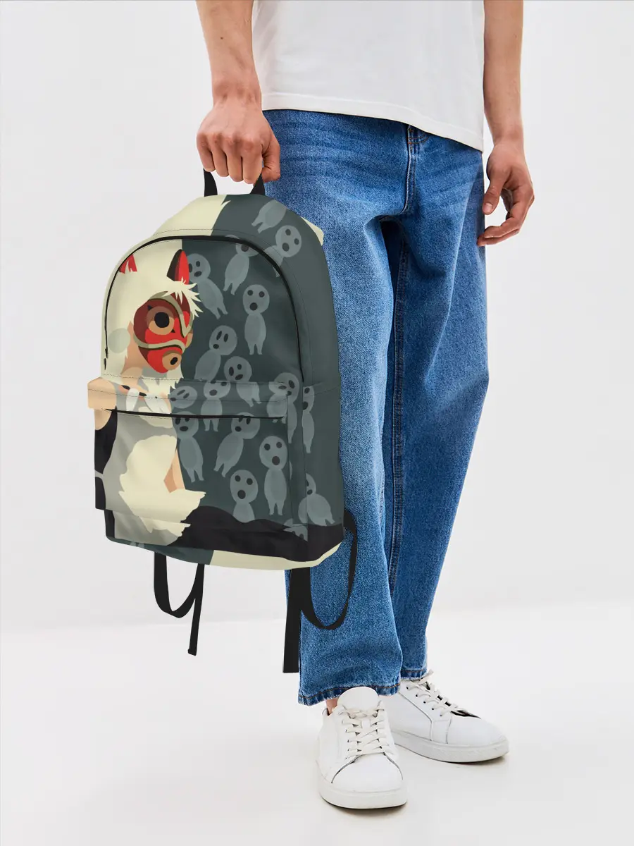 Рюкзак джинсовый / Принцесса Мононоке