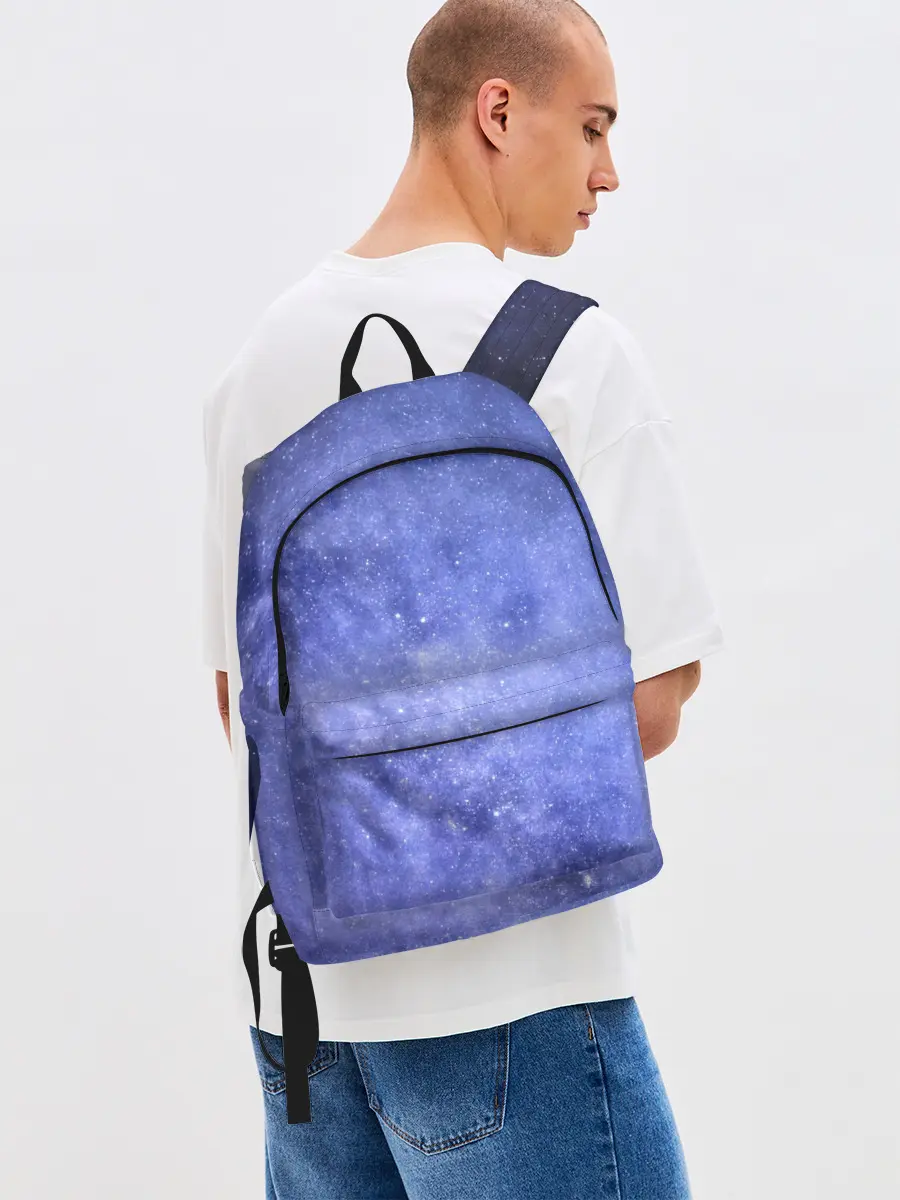 Рюкзак джинсовый / Звезды в космосе