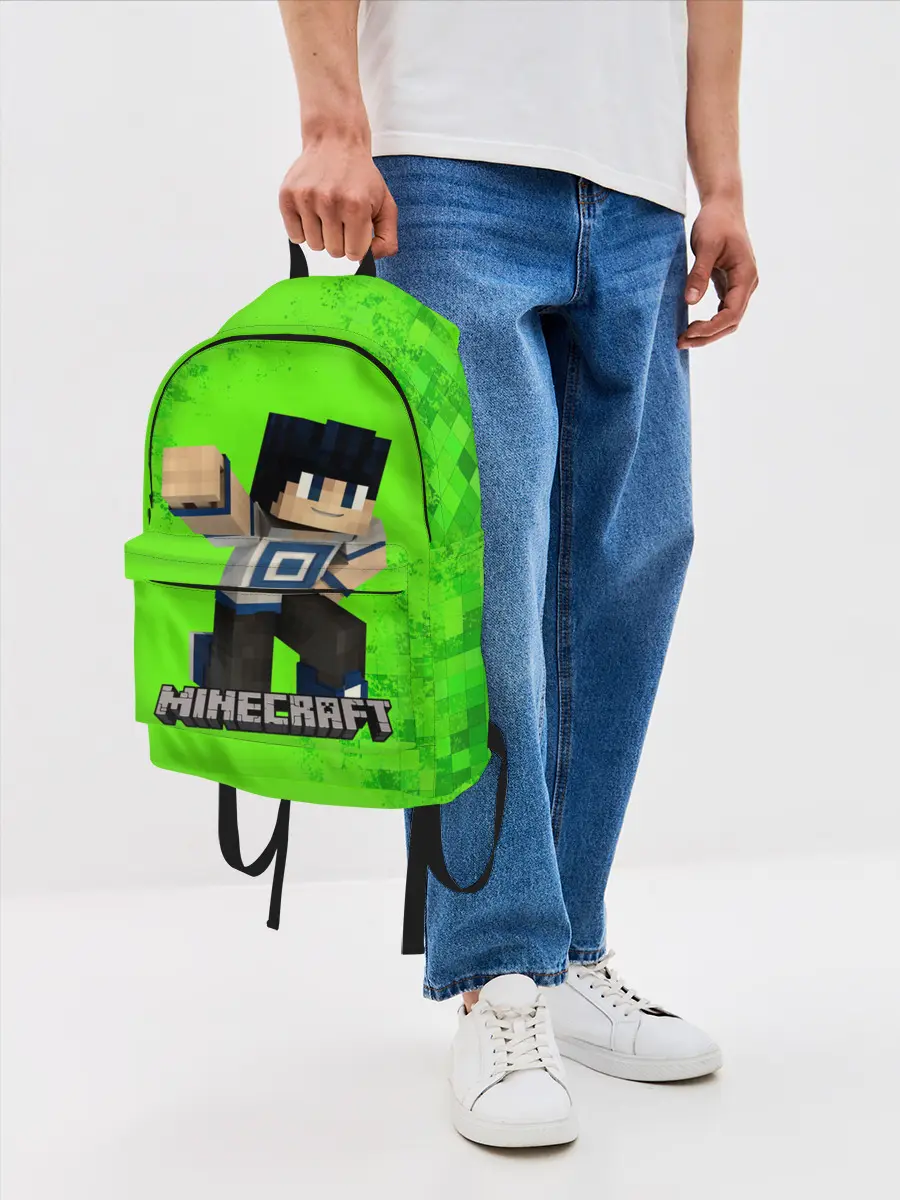 Рюкзак джинсовый / MINECRAFT