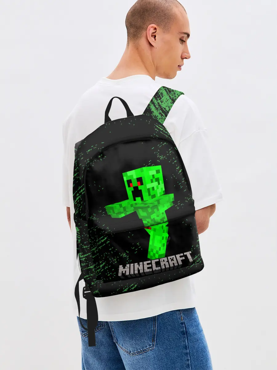 Рюкзак джинсовый / MINECRAFT CREEPER