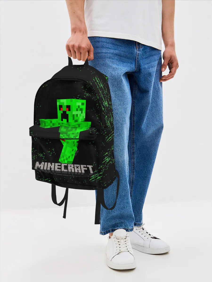 Рюкзак джинсовый / MINECRAFT CREEPER
