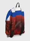 Рюкзак джинсовый / Россия огонь