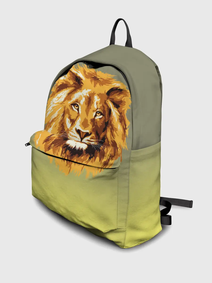 Рюкзак джинсовый / Лев