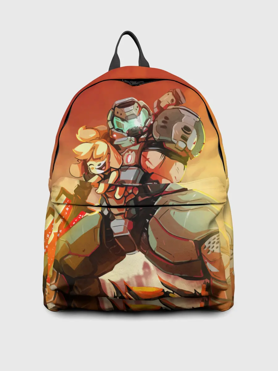 Рюкзак джинсовый / ANIMAL CROSSING x DOOM ETERNAL